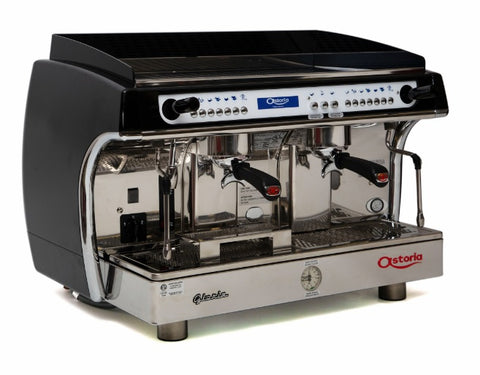 La Pavoni Bar-Star 2 Group Volumetric Commercial | Espresso Machine, Red