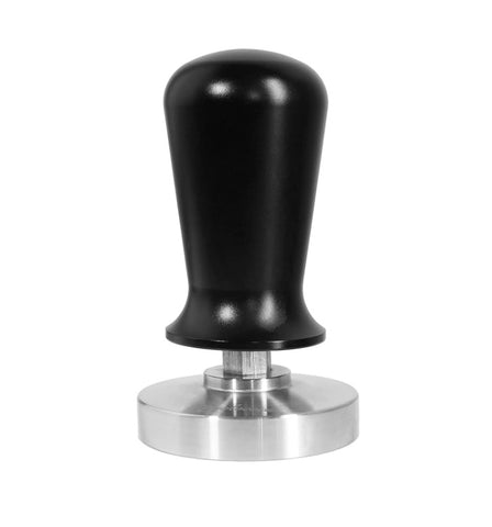 58mm Black Handle Stainless Steel Tamper - Calibrated